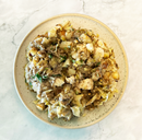 Chicken with Roasted Potatoes, Cabbage & Mushroom Gravy