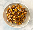 Lentils and Butternut Squash with Tofu, Chickpeas & Almonds